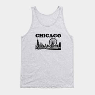 Chicago Cityscape Tank Top